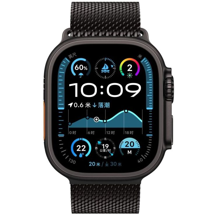 Ремінець Deexe Polaris Strap для Apple Watch 42 (Series 10) / 41 / 40 / SE 40 / 38 - Black: фото 3 з 12
