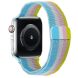 Ремінець Deexe Rainbow Loop для Apple Watch 46 / 45 / 44 / SE 44 / 42 (Series 1-3) / Ultra / Ultra 2 / Ultra 3 - Yellow / Pink / Silver / Blue (251352B). Фото 1 з 4