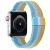 Ремінець Deexe Rainbow Loop для Apple Watch 46 / 45 / 44 / SE 44 / 42 (Series 1-3) / Ultra / Ultra 2 - Yellow / Pink / Silver / Blue: фото 1 з 4