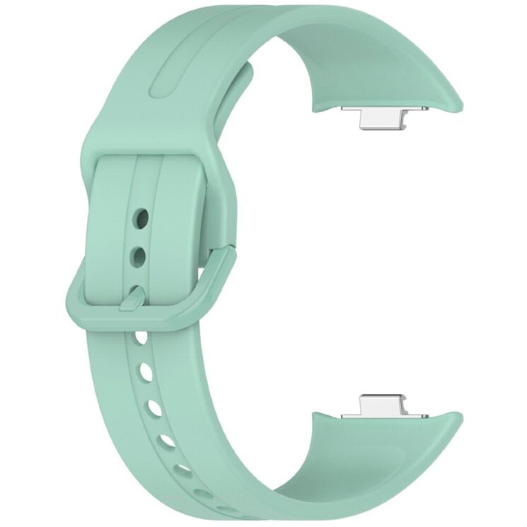 Ремешок Deexe Soft Line для Xiaomi Mi Smart Band 8 Pro / 9 Pro / Redmi Watch 4 / 5 - Green: фото 1 из 2