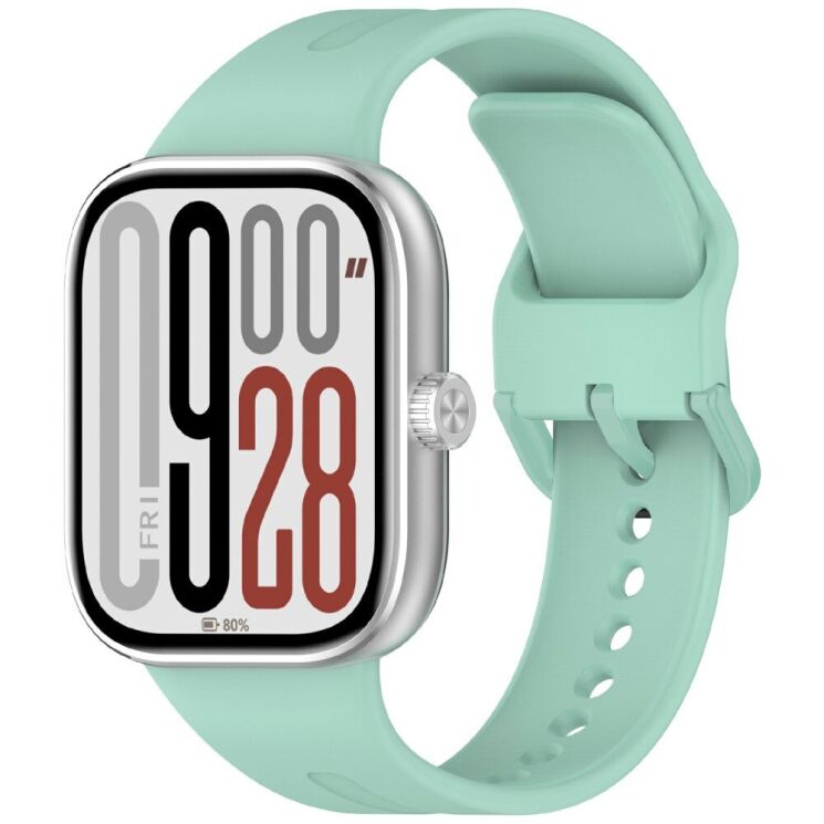 Ремешок Deexe Soft Line для Xiaomi Mi Smart Band 8 Pro / 9 Pro / Redmi Watch 4 / 5 - Green: фото 2 из 2