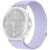 Ремешок Deexe Soft Weave для Samsung Galaxy Watch 8 (40/44mm) / 8 Classic - Purple: фото 1 из 5