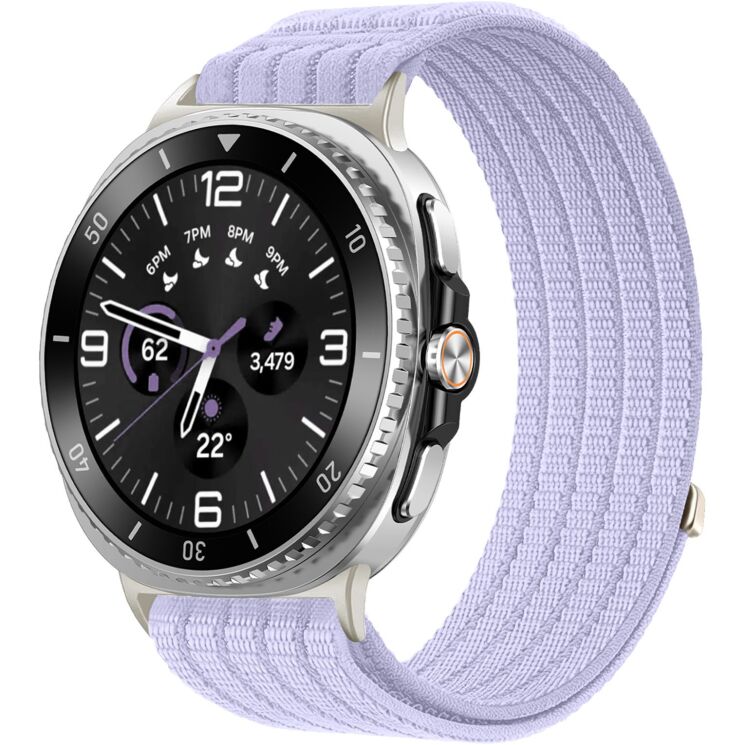 Ремешок Deexe Soft Weave для Samsung Galaxy Watch 8 (40/44mm) / 8 Classic - Purple: фото 2 из 5