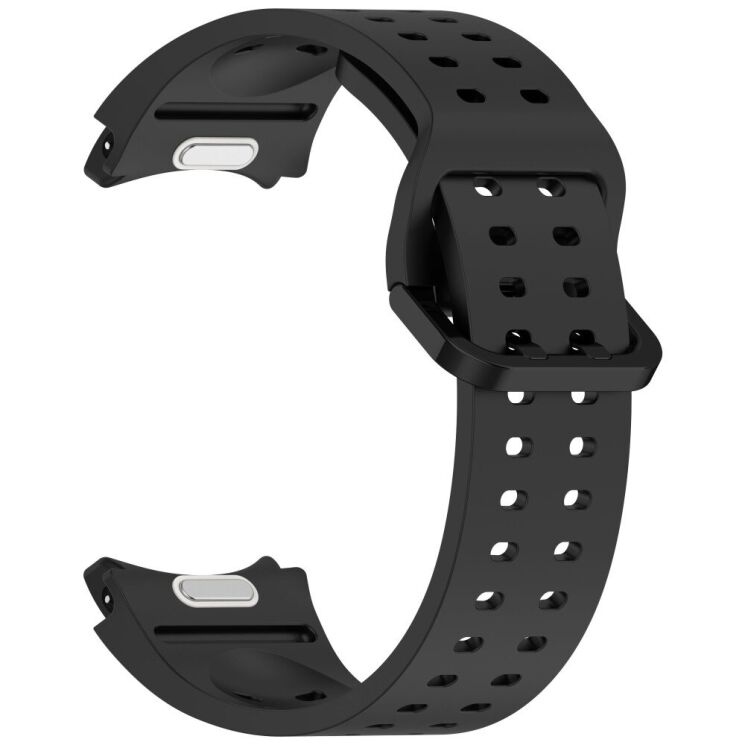Ремінець Deexe Sport Loop для Samsung Galaxy Watch 4 / 5 / 6 / 7 / FE (40mm) - Black: фото 3 з 12