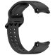 Ремінець Deexe Sport Loop для Samsung Galaxy Watch 4 / 5 / 6 / 7 / FE (40mm) - Black (358211B). Фото 4 з 12