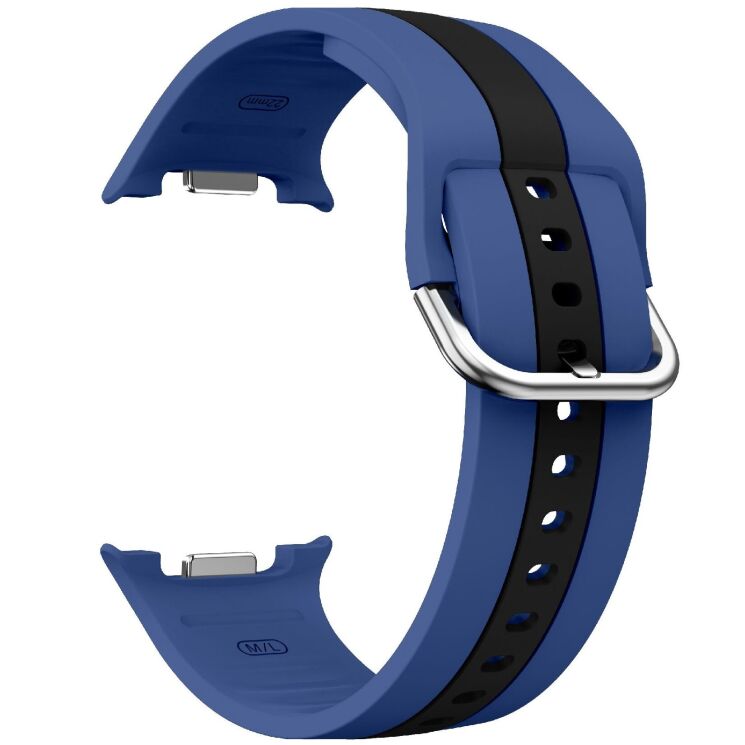 Ремінець Deexe Sport Strap для Samsung Galaxy Watch 8 (40/44mm) / 8 Classic - Blue / Black: фото 3 з 6