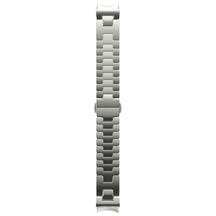 Ремешок Deexe Stainless Steel QuickFit для Samsung Galaxy Watch 4 / 5 / 6 / 7 / FE (40mm) - Titanium: фото 3 из 6