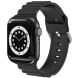 Ремінець Deexe Stripes Series для Apple Watch 42 (Series 10/11) / 41 / 40 / SE 40 / 38 - Black (251855B). Фото 2 з 7