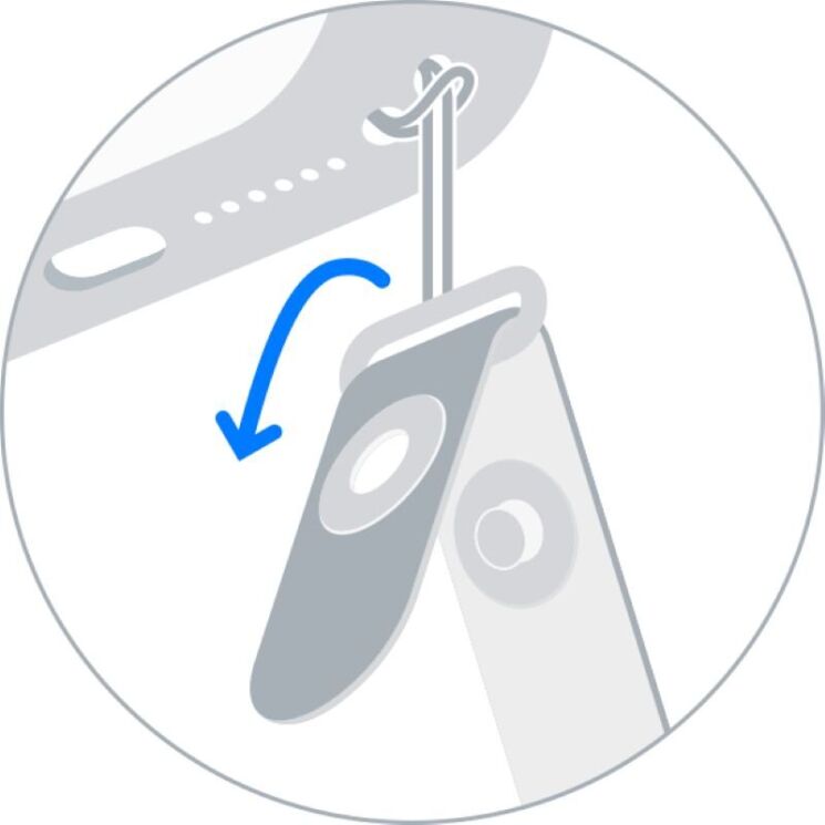 Ремешок для смартфона Copiex Crossbody Straps - Light Blue: фото 4 из 5