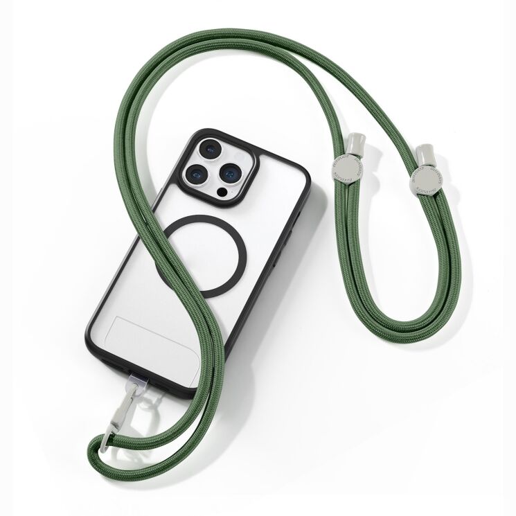 Ремінець для смартфона Deexe Plaz Series - Army Green (983024AG) Ремінець для смартфона Deexe Plaz Series - Army Green: фото 2 з 13