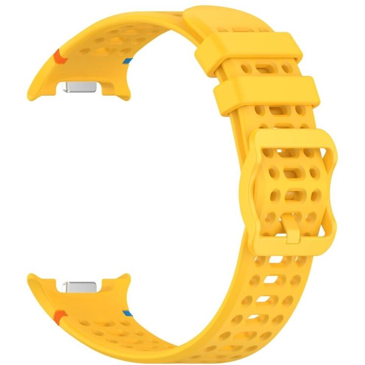 Ремінець Reframe Holes Design для Samsung Galaxy Watch 8 (40/44mm) / 8 Classic - Yellow: фото 3 з 7