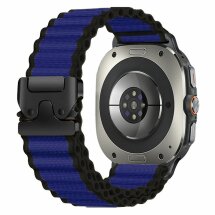 Ремінець Reframe Ripple Pattern для Samsung Galaxy Watch Ultra (47mm) / Ultra (2025) - Blue / Black: фото 1 з 7