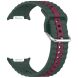 Ремінець Reframe Vertical Strip для Samsung Galaxy Watch 8 (40/44mm) / 8 Classic (43/47mm) / Ultra 2 - Dark Green / Wine Red (384002GR). Фото 1 з 5
