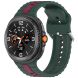 Ремінець Reframe Vertical Strip для Samsung Galaxy Watch 8 (40/44mm) / 8 Classic (43/47mm) / Ultra 2 - Dark Green / Wine Red (384002GR). Фото 2 з 5