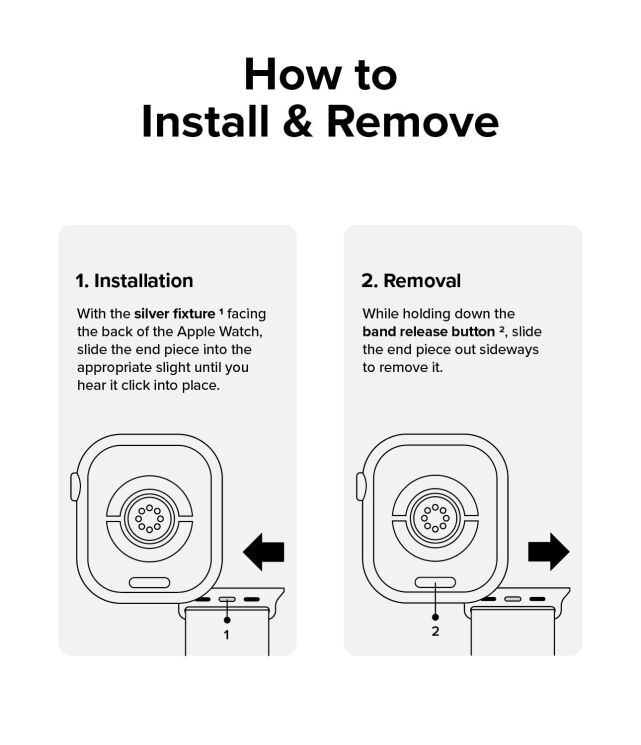 Ремінець Ringke Sports Air Loop для Apple Watch 46 / 44 / SE 44 / 45 / Ultra / Ultra 2 / Ultra 3 (49mm) 8809919306201 - Black: фото 14 з 16