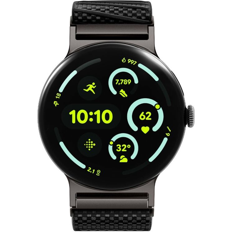 Ремінець Spigen Lite Fit X для Google Pixel Watch 4 / 3 / 2 / 1 (41mm) AMP09482 - Black: фото 3 з 15