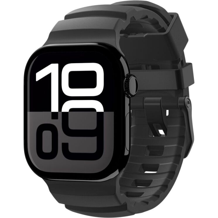 Ремешок Spigen WBS2 Band для Apple Watch 46 / 45 / 44 / SE 44 / 42 (Series 1-3) / Ultra / Ultra 2 / Ultra 3 (AMP10508) - Black (371849B) Ремешок Spigen WBS2 Band для Apple Watch 46 / 45 / 44 / SE 44 / 42 (Series 1-3) / Ultra / Ultra 2 / Ultra 3 (AMP10508) - Black: фото 1 из 17