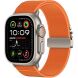 Ремешок Tech-Protect Nylon Clasp для Apple Watch 46 / 45 / 44 / SE 44 / 42 (Series 1-3) / Ultra / Ultra 2 - Orange (371818O). Фото 1 из 6