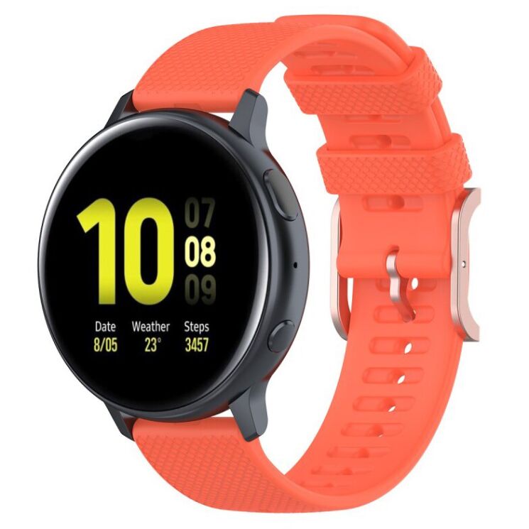 Ремешок UniCase Dot Pattern для Samsung Galaxy Watch 3 (41mm) - Orange: фото 5 из 5
