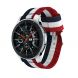 Ремешок UniCase Nylon для Samsung Galaxy Watch 46mm / Watch 3 45mm / Gear S3 - Blue / White / Red (115806A). Фото 1 из 5