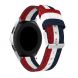 Ремешок UniCase Nylon для Samsung Galaxy Watch 46mm / Watch 3 45mm / Gear S3 - Blue / White / Red (115806A). Фото 3 из 5