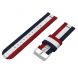 Ремешок UniCase Nylon для Samsung Galaxy Watch 46mm / Watch 3 45mm / Gear S3 - Blue / White / Red (115806A). Фото 4 из 5