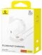 Сетевое зарядное устройство Baseus GaN5 1C 20W + кабель Type-C to Type-C (P10110900213-01) - White (346173W). Фото 7 из 17