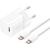 Сетевое зарядное устройство Baseus GaN5 1C 20W + кабель Type-C to Type-C (P10110900213-01) - White: фото 1 из 17