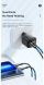 Мережевий зарядний пристрій ESSAGER Camber GaN 20W (USB + Type-C) ECTAC-HMB01-P - Black (960217B). Фото 6 з 14