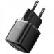 Мережевий зарядний пристрій ESSAGER Camber GaN 20W (USB + Type-C) ECTAC-HMB01-P - Black (960217B). Фото 2 з 14