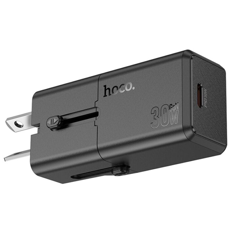 Сетевое зарядное устройство Hoco AC25 Mini PD30W - Black: фото 5 из 9