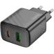 Сетевое зарядное устройство Hoco CS23A Sunlight PD30W+QC3.0 - Black (346135B). Фото 6 из 9