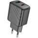 Сетевое зарядное устройство Hoco CS23A Sunlight PD30W+QC3.0 - Black (346135B). Фото 2 из 9