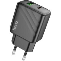 Сетевое зарядное устройство Hoco CS23A Sunlight PD30W+QC3.0 - Black: фото 1 из 9