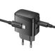 Мережевий зарядний пристрій Hoco CS61A PD30W + QC3.0 (USB + Type-C) + кабель Type-C to Type-C - Black (960229B). Фото 3 з 8