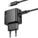 Мережевий зарядний пристрій Hoco CS61A PD30W + QC3.0 (USB + Type-C) + кабель Type-C to Type-C - Black (960229B). Фото 4 з 8