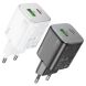 Сетевое зарядное устройство Hoco N41 PD20W+QC3.0 - White (346158W). Фото 5 из 7