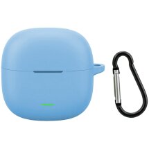 Силиконовый чехол Deexe Silicone Case (FH) для Xiaomi Redmi Buds 8 Active - Sky Blue: фото 1 из 11