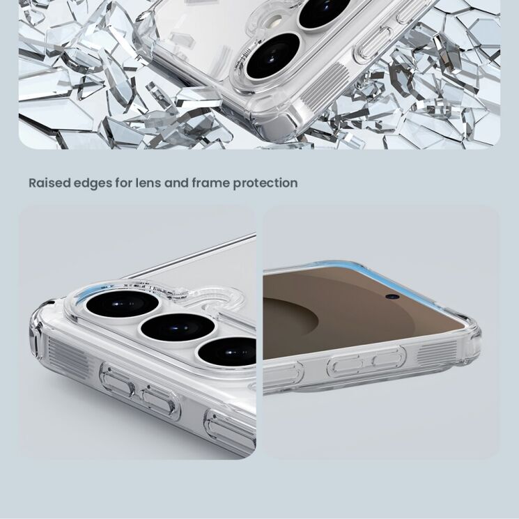 Силиконовый чехол NILLKIN Nature TPU Pro Magnetic для Samsung Galaxy S26 - Transparent: фото 11 из 17