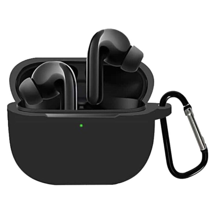 Силіконовий чохол UniCase Protective Color для Xiaomi FlipBuds Pro - Black: фото 1 з 8