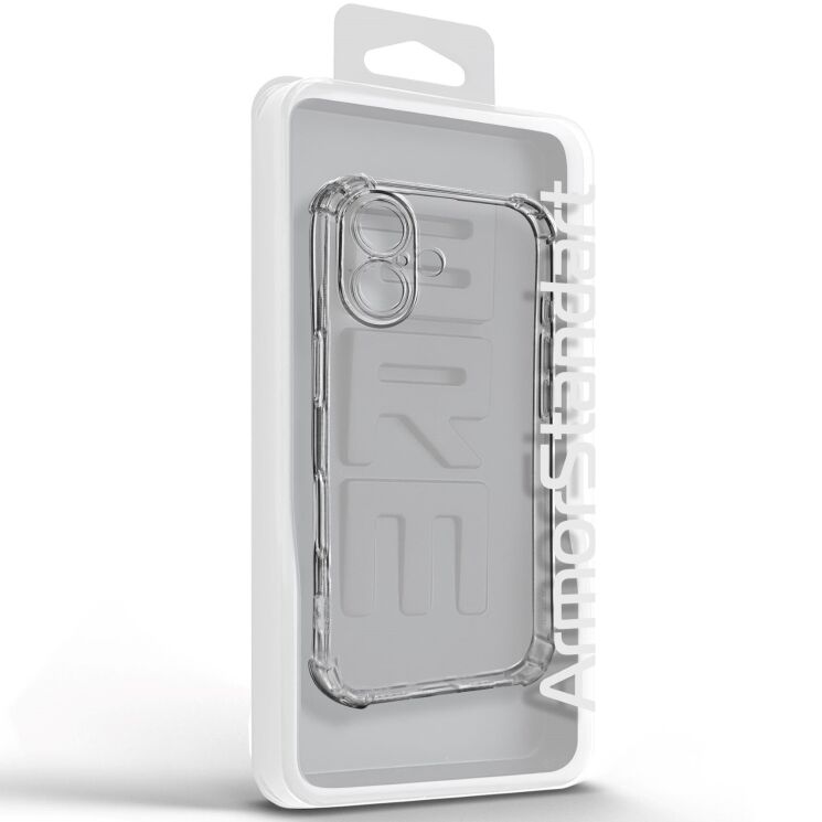Силиконовый (TPU) чехол ArmorStandart Air Force для Apple iPhone 16 - Clear: фото 2 из 6