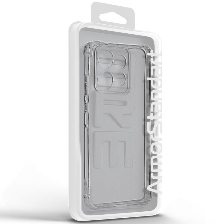 Силиконовый (TPU) чехол ArmorStandart Air Force для Motorola Edge 50 Neo - Clear: фото 3 из 6