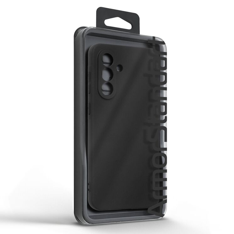 Силиконовый (TPU) чехол ArmorStandart Matte Slim Fit для Samsung Galaxy A36 (A366) - Black: фото 5 из 5