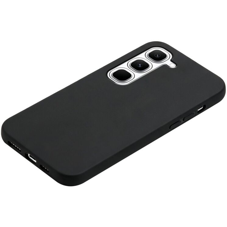 Силіконовий (TPU) чохол Deexe Matte Case для Infinix Hot 70 Pro - Black: фото 4 з 8