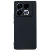 Силіконовий (TPU) чохол Deexe Matte Case для Infinix Note 40 - Black: фото 1 з 2