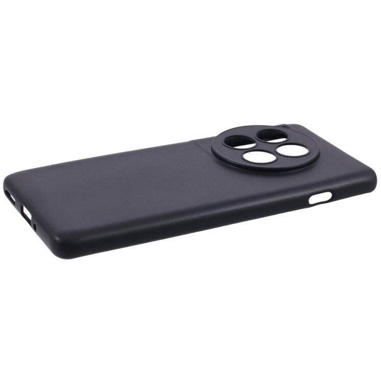 Силиконовый (TPU) чехол Deexe Matte Case для OnePlus 12 - Black: фото 4 из 6
