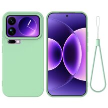 Силиконовый (TPU) чехол Deexe Silicone Case для Xiaomi 17 Pro - Green: фото 1 из 7