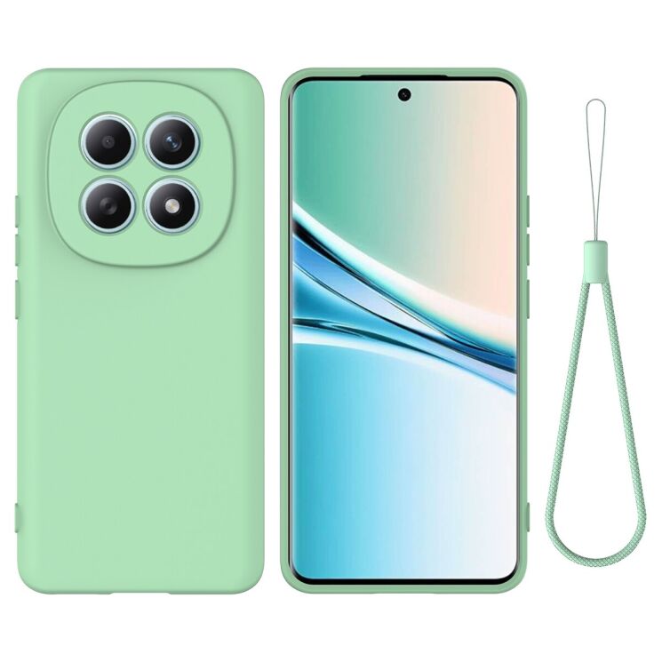 Силиконовый (TPU) чехол Deexe Silicone Case для Xiaomi Redmi Note 15 5G / Poco M8 5G - Green: фото 1 из 9
