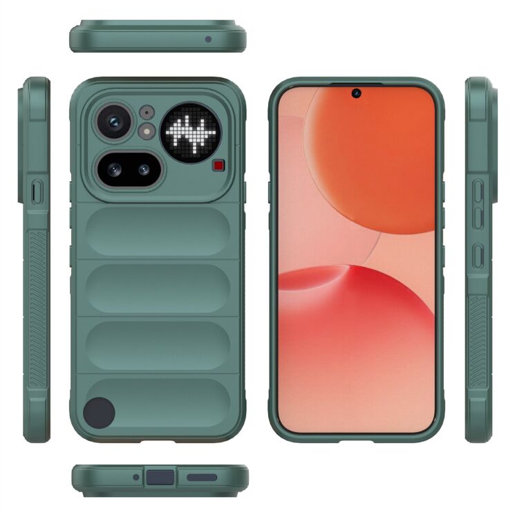 Силиконовый (TPU) чехол Deexe Terra Case для Nothing Phone (4a) Pro - Black: фото 5 из 6