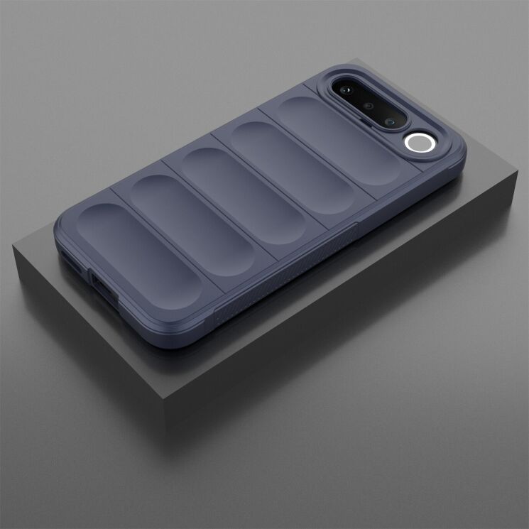 Силіконовий (TPU) чохол Deexe Terra Case для Realme 16 - Dark Blue: фото 2 з 5